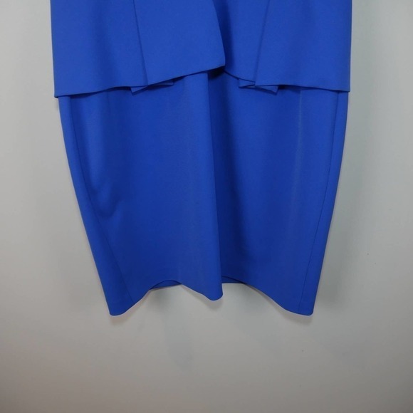 ROBERT Rodriguez Cobalt Blue Peplum Pencil Mini Dress EUC Size 8 - Picture 8 of 11